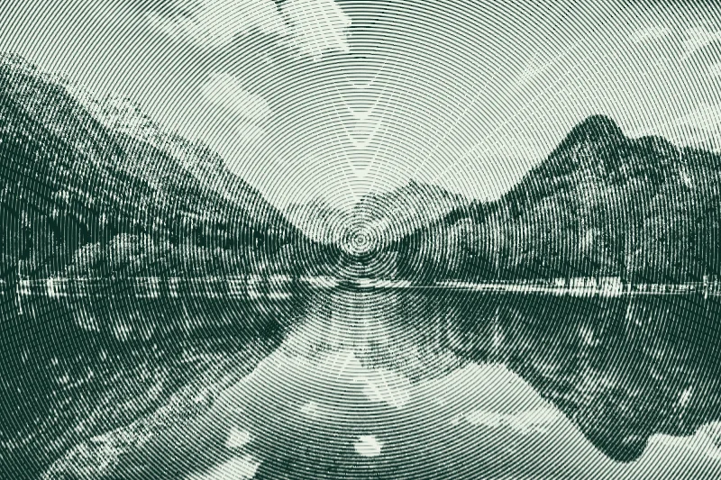 Concentric ink example