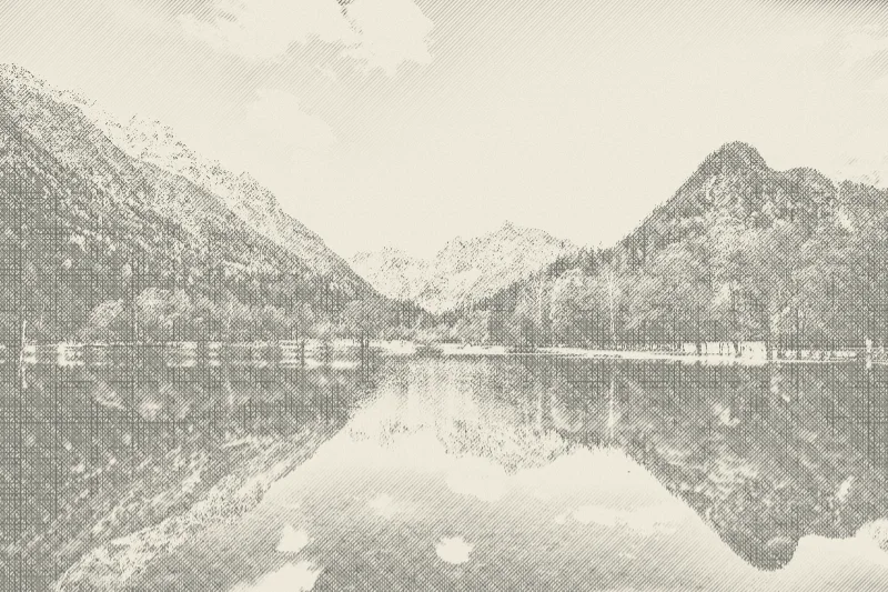 Crosshatching example