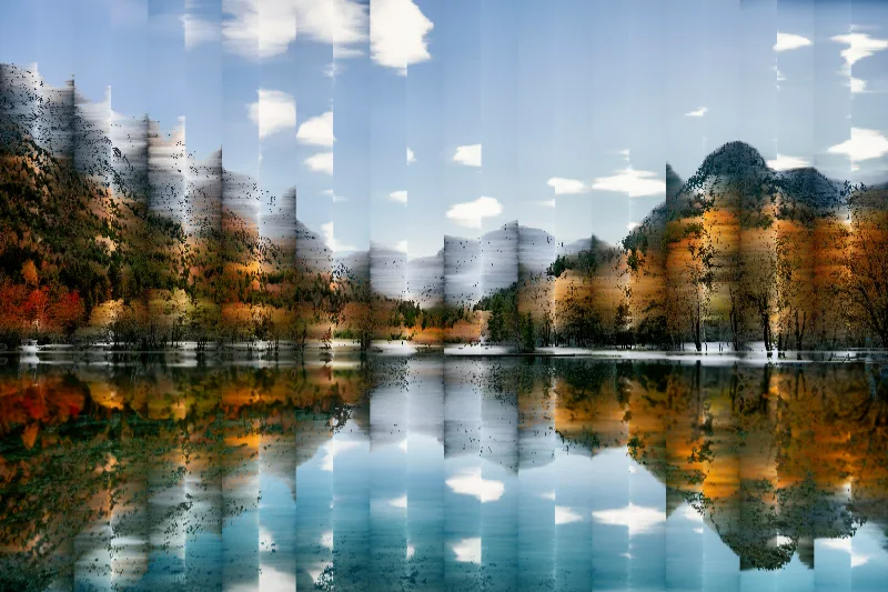 Pixel sorting example