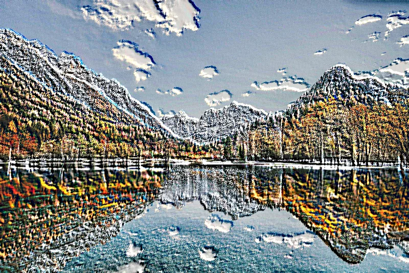 Color relief example